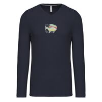 T-shirt col V manches longues de marque Kariban Vignette