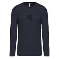 T-shirt col V manches longues de marque Kariban Vignette