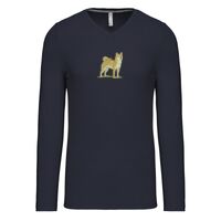 T-shirt col V manches longues de marque Kariban Vignette