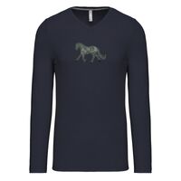 T-shirt col V manches longues de marque Kariban Vignette