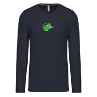 T-shirt col V manches longues de marque Kariban Vignette