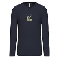 T-shirt col V manches longues de marque Kariban Vignette