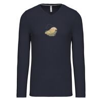 T-shirt col V manches longues de marque Kariban Vignette