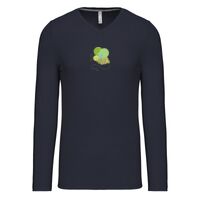 T-shirt col V manches longues de marque Kariban Vignette