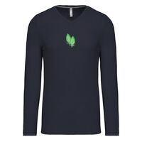 T-shirt col V manches longues de marque Kariban Vignette