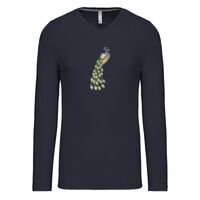 T-shirt col V manches longues de marque Kariban Vignette