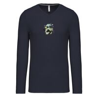T-shirt col V manches longues de marque Kariban Vignette