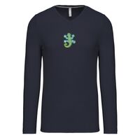 T-shirt col V manches longues de marque Kariban Vignette