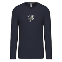 T-shirt col V manches longues de marque Kariban Vignette