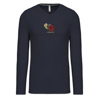 T-shirt col V manches longues de marque Kariban Vignette