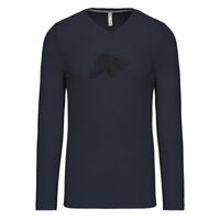 T-shirt col V manches longues de marque Kariban Vignette