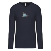 T-shirt col V manches longues de marque Kariban Vignette
