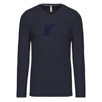 T-shirt col V manches longues de marque Kariban Vignette