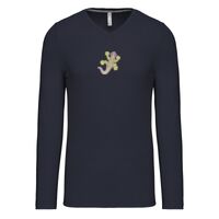 T-shirt col V manches longues de marque Kariban Vignette