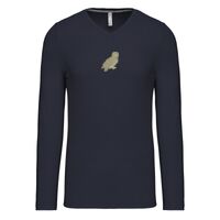 T-shirt col V manches longues de marque Kariban Vignette