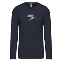 T-shirt col V manches longues de marque Kariban Vignette