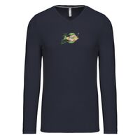 T-shirt col V manches longues de marque Kariban Vignette