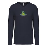 T-shirt col V manches longues de marque Kariban Vignette