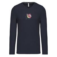 T-shirt col V manches longues de marque Kariban Vignette