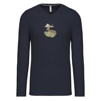 T-shirt col V manches longues de marque Kariban Vignette