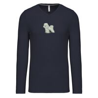 T-shirt col V manches longues de marque Kariban Vignette