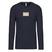T-shirt col V manches longues de marque Kariban Vignette