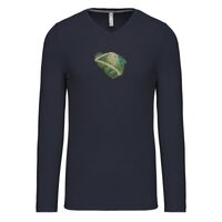 T-shirt col V manches longues de marque Kariban Vignette