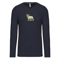 T-shirt col V manches longues de marque Kariban Vignette