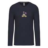 T-shirt col V manches longues de marque Kariban Vignette