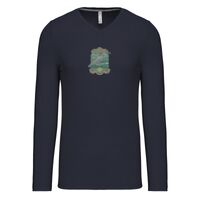 T-shirt col V manches longues de marque Kariban Vignette