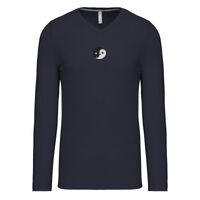 T-shirt col V manches longues de marque Kariban Vignette