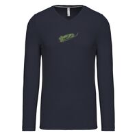 T-shirt col V manches longues de marque Kariban Vignette