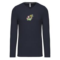 T-shirt col V manches longues de marque Kariban Vignette