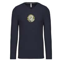 T-shirt col V manches longues de marque Kariban Vignette