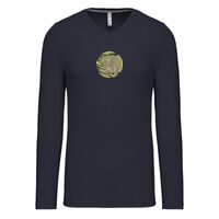 T-shirt col V manches longues de marque Kariban Vignette