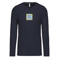 T-shirt col V manches longues de marque Kariban Vignette