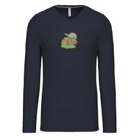 T-shirt col V manches longues de marque Kariban Vignette