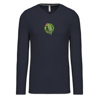 T-shirt col V manches longues de marque Kariban Vignette