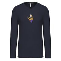 T-shirt col V manches longues de marque Kariban Vignette