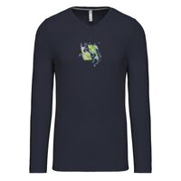 T-shirt col V manches longues de marque Kariban Vignette