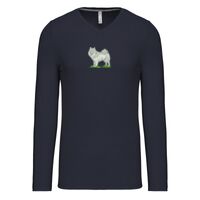 T-shirt col V manches longues de marque Kariban Vignette
