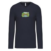 T-shirt col V manches longues de marque Kariban Vignette