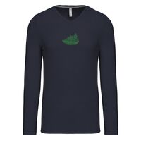 T-shirt col V manches longues de marque Kariban Vignette