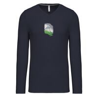 T-shirt col V manches longues de marque Kariban Vignette