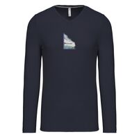 T-shirt col V manches longues de marque Kariban Vignette