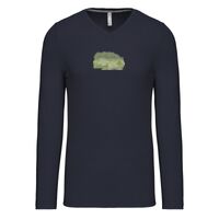 T-shirt col V manches longues de marque Kariban Vignette