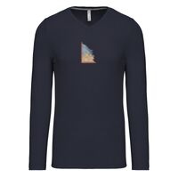 T-shirt col V manches longues de marque Kariban Vignette