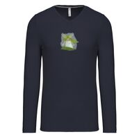 T-shirt col V manches longues de marque Kariban Vignette