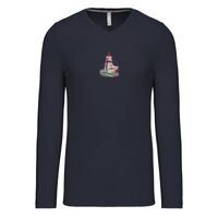 T-shirt col V manches longues de marque Kariban Vignette