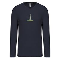 T-shirt col V manches longues de marque Kariban Vignette